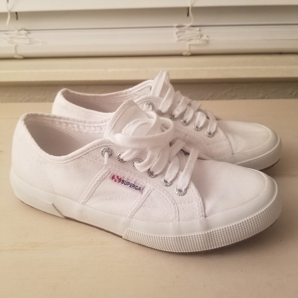 ** NORDSTROM Superga White Tennis Shoe! 39.5 euro